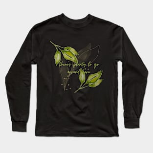 'There's Planty go around here' Nature Plant Pun Watercolour Art Design Long Sleeve T-Shirt